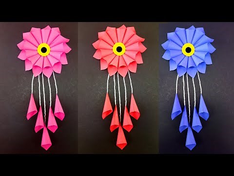 Simple and Very Easy Wall Hanging Decoration - DIY Simple Paper craft