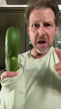 Too much fun with this abnormal cuke.