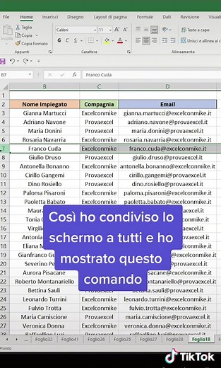 Excel con Mike su TikTok
