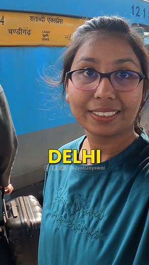 743K views · 14K reactions | VLOG 23 | Chandigarh Delhi Shatabdi Express Me Safar #shorts #indianrailways #GirlOnTheTrain | Jyoti Jayswal | Facebook