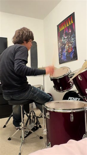 Cover of 'Something in the Way' by Nirvana on Drums