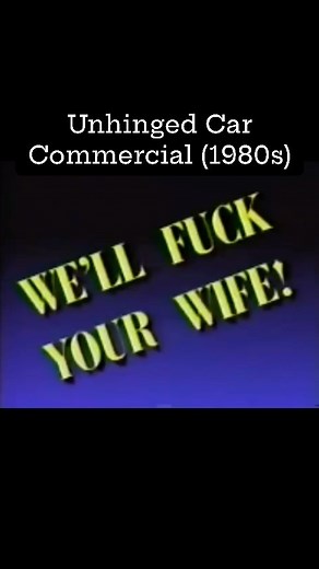 BACTON® on Instagram: "Big Bill Hell’s unhinged used car dealership ad (1980s) @bactonretro @bactonmusic"