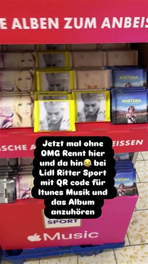 Ritter Sport mit itunes Musik QR code. #Lidl #RitterSport