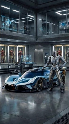 🚀 Iron Man Mark 40 x Bugatti Bolide 🏁
