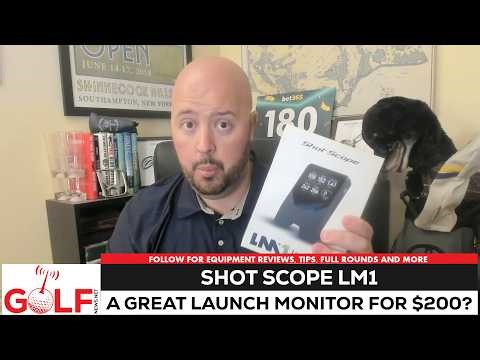 A great $200 launch monitor?! Shot Scope LM1 unboxing, first thoughts