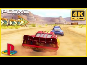⁴ᴷ⁶⁰ Cars : PS2 Game in 4K 60Fps ( PCSX2 )
