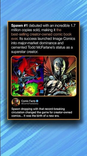 Spawn #1 debuted with an incredible 1.7 million copies sold, making it the best-selling creator…
