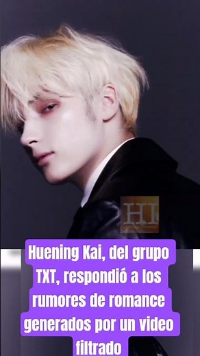 TXT's Huening Kai responded to romance rumors sparked by a leaked video.