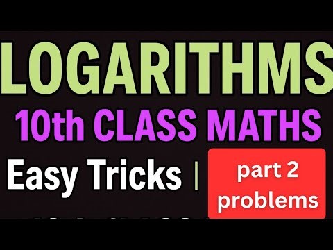 Logarithms | Complete Basics to Advanced | Easy Explanation in Telugu & English