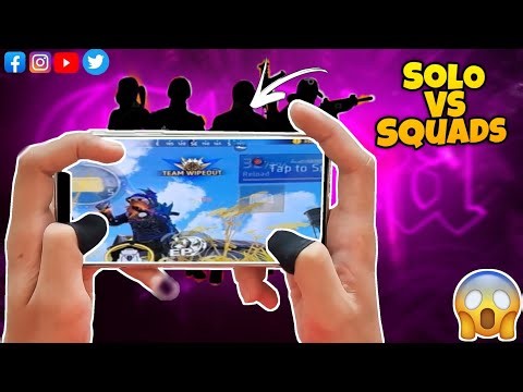 HAND GAME PLAY 🎮 BR RANK 🤯‼️ SOLO VS SQUAD 🥀💯 ONE HAND GAMING