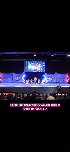 Elite Storm Cheer Glam Girls Senior Small 3 Performance