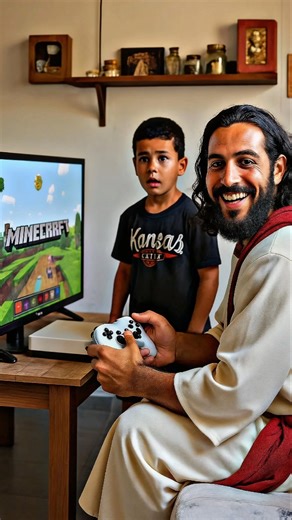 WHAT JESUS DID WITH The Kid's Minecraft?! The Ending is UNBELIEVABLE! 🎮🤯 #jesus