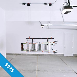 IN STOCK! The Universal XL HD Lifter Organize Your Garage & Lift up 200 lbs Built-in safety features 57" lifting frame and 2x 10' straps One-touch lifting and lowering with our bluetooth app | SmarterHome | Facebook