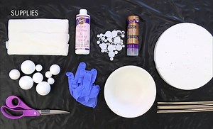 Adorable! Make ghosts from cheesecloth! Pin it or pint it here - http://www.ilovetocreate.com/spooky-cheesecloth-ghosts | Things I Love