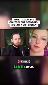 Do you agree? #EBTDebate #TaxpayerMoney #GovernmentSpending #WelfareDebate #PublicFunds #PersonalFinance #Controversy | Levi Nichs
