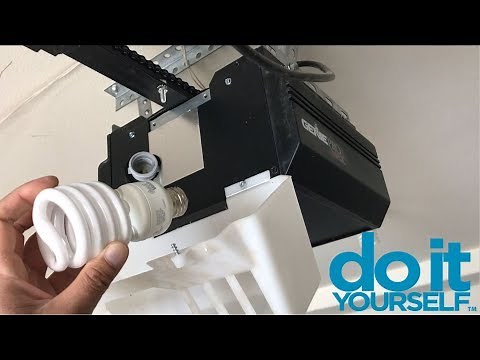 How To Replace Garage Door Opener Light Bulb | Genie Pro Max