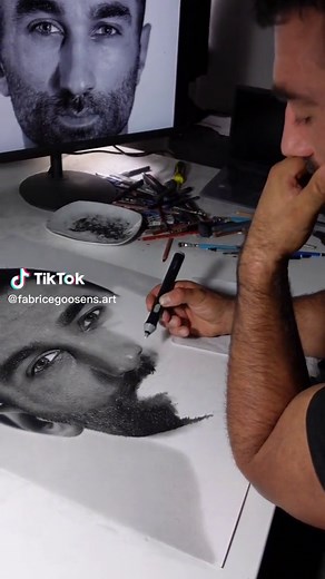 Charcoal Powder and Brush Work for Drawing Beards | Tutorial Included