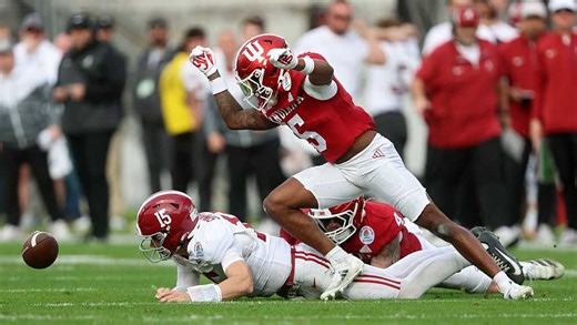 Indiana beats Alabama 38-3 in the Rose Bowl, Ty Simpson injured