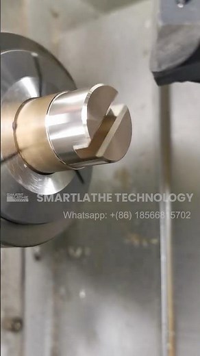 G-Code Teaching: Machining straight groove & chamfer on end face by SL-36 with Polygon Cutter Device