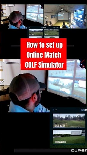GSPRO - Set up ONLINE MULTIPLAYER match [2024]