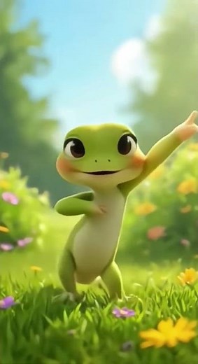 Dance my Gecko part2 #gecko #animaldance #dance #frogdance