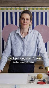 5.4K views · 121 reactions | Block printing doesn’t need to be complex. In this free lesson, printmaker Molly Mahon (@mollymahonmahonblockprinting) demonstrates how to print simple yet gorgeous patterns with an everyday potato 凜 #createacademy #createacademyofficial #blockprinting #blockprint #handprintedfabric #blockprintingwithpotato #thejoyofmaking #makewithcreate | Create Academy | Facebook
