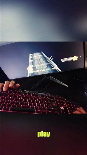 How to Play Guitar Hero with Keyboard #guitarhero #clonehero