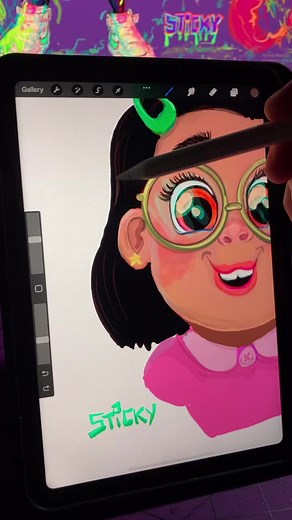 Turning Red 🍓#turningred #redpanda #meilee #procreate #art