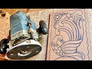 Stunning Peacock Wood Carving with Router | DIY MDF Woodworking Project for Beginners