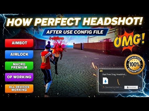 Auto Headshot Config File 🚀🎯 freefire aimbot + aimlock 🎯 | Headshot config file free fire max 🔥