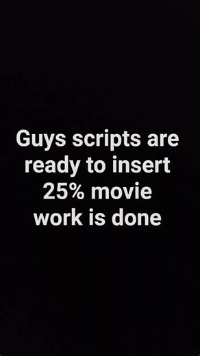 Scripts are ready to insert in movie guysss