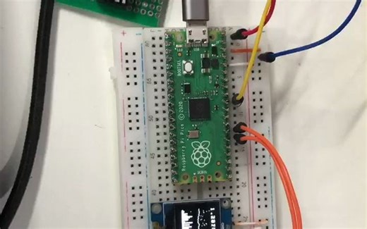 树莓派pico和LM358运放组成的简单音频采样系统