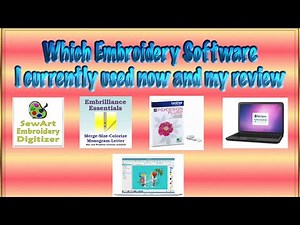 Embroidery software comparison, PE Design +2, Stitch Artist, Sew Art, Hatch, & Embrilliance review