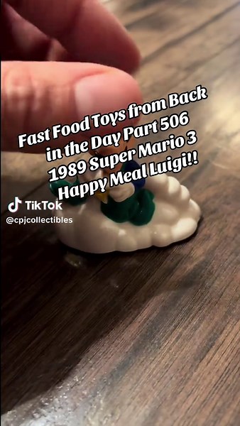 1989 Super Mario Happy Meal Luigi Toy Review
