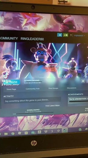 Downloading Fnaf Security Breach!!