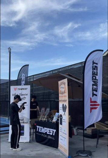 Our first paddle testing session was a success! #TempestPickleball #PrimeCFS16 #PlayYourBest