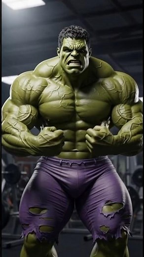 Hulk Enters the Gym, Starts Training | Ends With Epic Body Show!#hulk #shorts #shortvideo #hulkgym