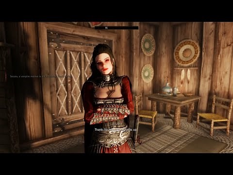 Skyrim - Serana Dialogue Add-on - (SDA MOD) - Playthrough - 102 (Serana's visit to Valerica)
