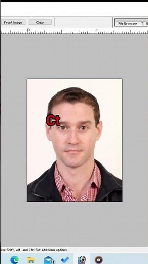 Easy step to create Passport photo in Adobe Photoshop 7.0