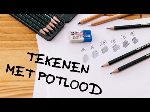 🎨 Tekenen met POTLOOD op papier | BASIS TIPS | Robin Rozendal