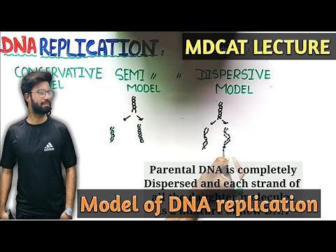 DNA replication Model, Semi-conservative, Conservative And Dispersal | NMDCAT 2021