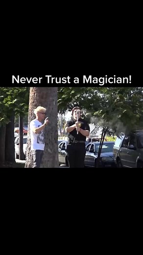 Magician PRANKS Security Guard! #learnfromme #magic #hilarious #fyp | magician