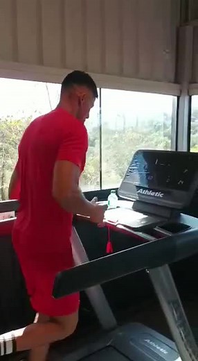 Indoor Treadmill Workout with Stunning Outdoor View