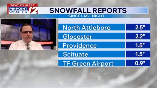 WPRI 12 weather now 2/11/26: Messy roads this morning; dry, breezy today