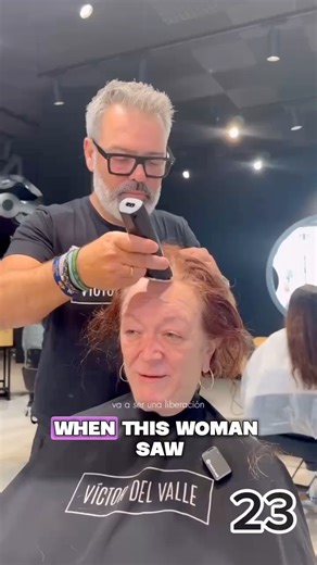 When this woman saw the final result of her hair, she was stunned and burst into tears. See what a true magician the hairstylist is. | Beautiful moments