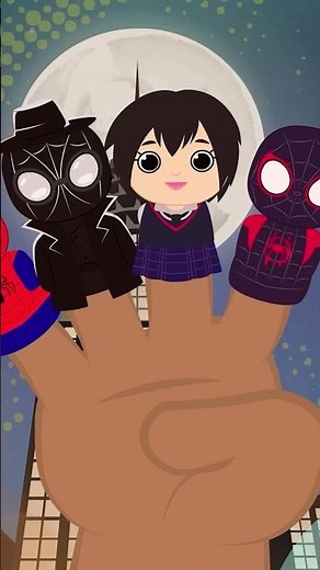 Spiderman Finger Family 🕷️ | Sing Along with Miles, Gwen & Friends | Nursery Rhyme for Kids
