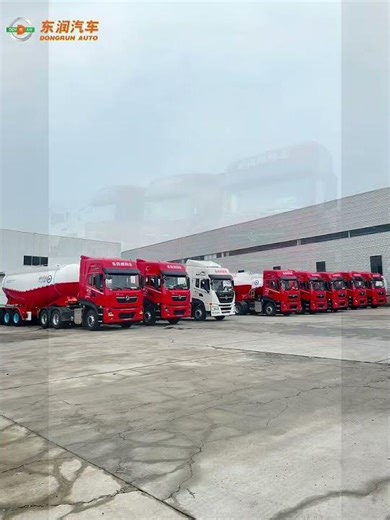 China bulk cement semi trailer departure #dongfeng#trailer #bulkcement#building #construction