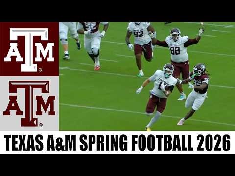 Texas A&M Game Highlights Spring College Football 2026