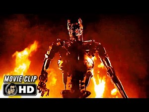 Sarah And Kyle Vs T-800 Scene | THE TERMINATOR (1984) Arnold Schwarzenegger, Movie CLIP HD