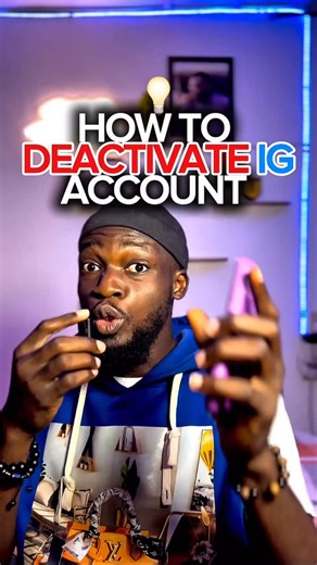 M O Y I N O L U W A . F . G B O T E M I on Instagram: "HOW TO DEACTIVATE YOUR INSTAGRAM ACCOUNT💡 @mazitundeednut @donjazzy @yabaleftonline247 #howto #socialmediatips #instagramtips #instagramhacks #reelstab #feeds #search #tutorial"